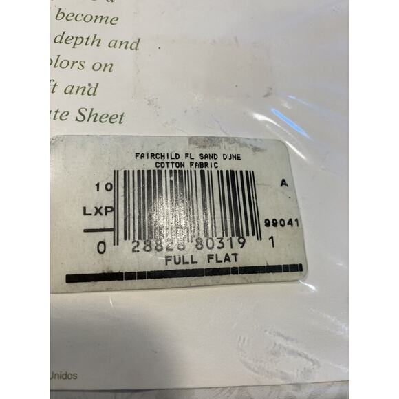 Ralph Lauren The Estate Fairchild Floral Sand Dune Flat Full Sheet - Picture 5 of 5